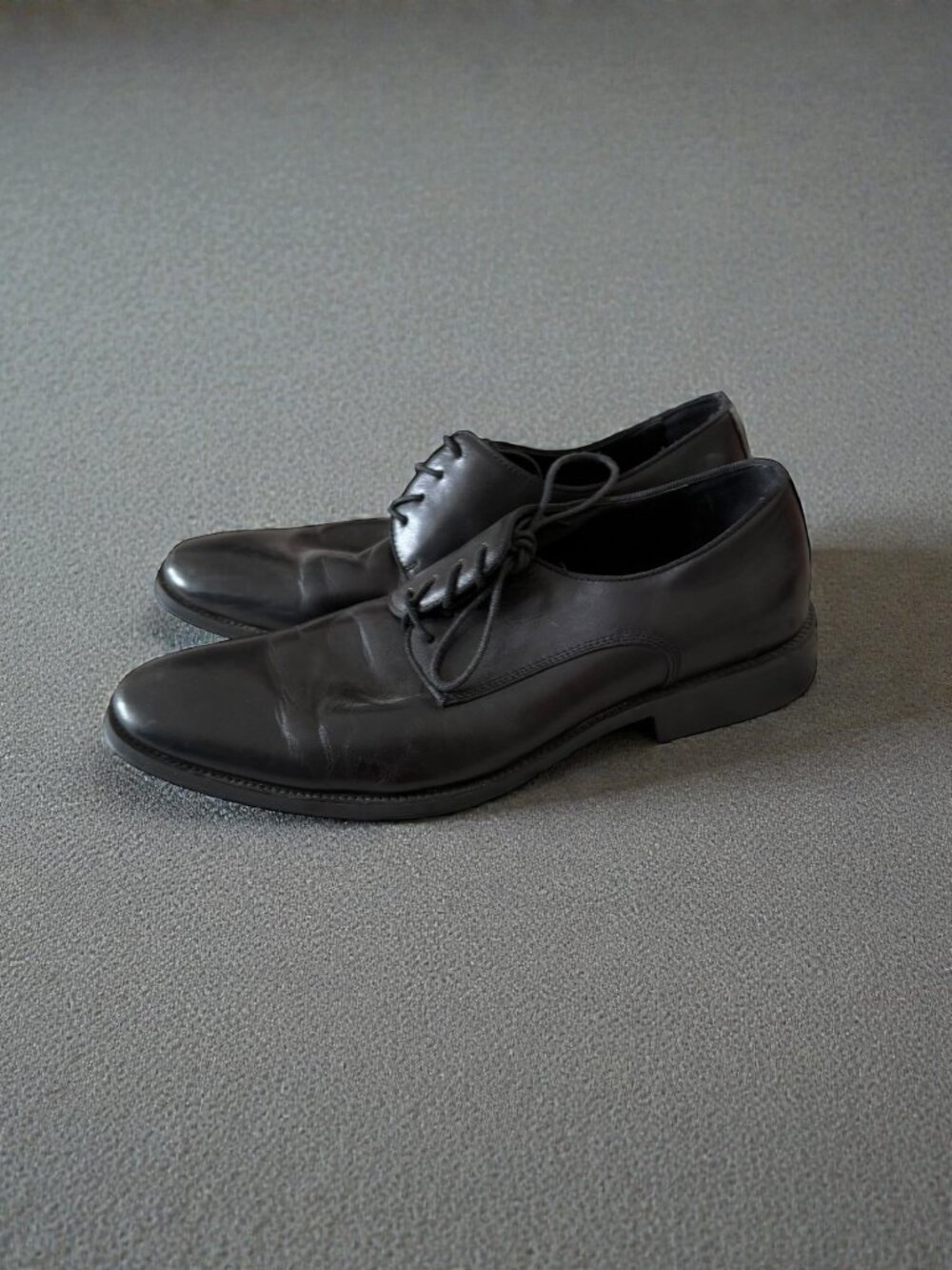 ALDO Men’s Black Leather Lace Up Dress Shoes Sz 10.5